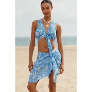 Celandine (Anthropologie) Printed Sarong - Size ALL